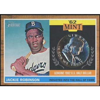 2011 Topps Heritage '62 Mint Coins #62MJR Jackie Robinson (Reed Buy)