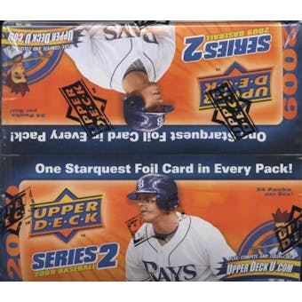 2009 Upper Deck Series 2 Baseball 24-Pack Box