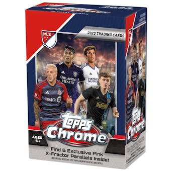 2023 Topps Chrome MLS Major League Soccer 6-Pack Blaster Box