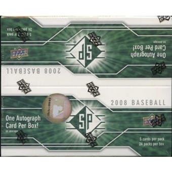 2008 Upper Deck SP Baseball Box