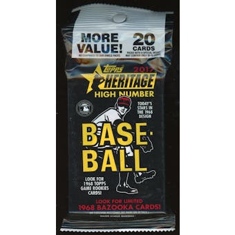 2017 Topps Heritage High Number Jumbo Value Pack (Reed Buy)