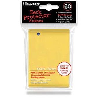 Ultra Pro Yu-Gi-Oh! Size Yellow Deck Protectors (60 Count Pack)