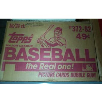 1982 Topps Baseball Cello 16-Box Case