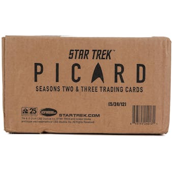 Star Trek Picard Seasons 2 & 3 Hobby 12-Box Case (Rittenhouse 2024)