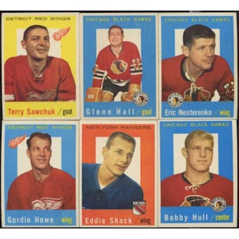 1959/60 Topps Hockey Set (EX-)