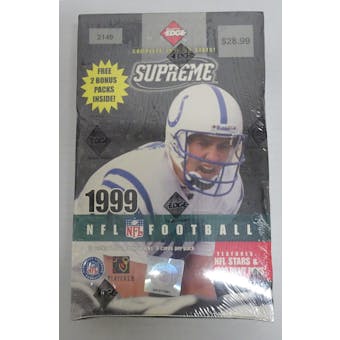 1999 Collector's Edge Supreme Football 12-Pack Blaster Box (Reed Buy)