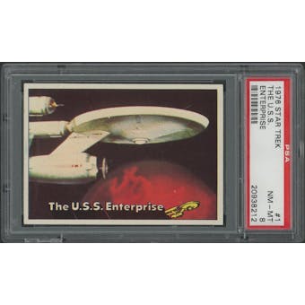 1976 Topps Star Trek #1 The U.S.S. Enterprise PSA 8 (NM-MT)