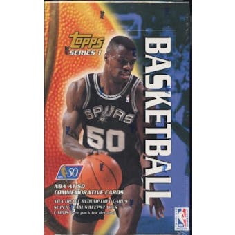 1996/97 Topps Series 1 Basketball Retail 36 Pack Box