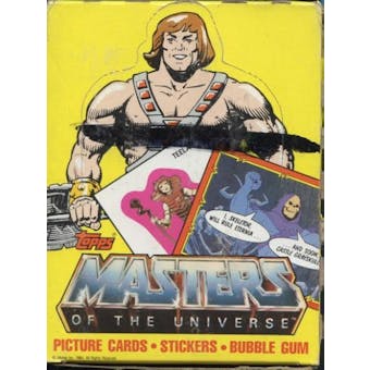 Masters of the Universe Wax Box (1984 Topps)