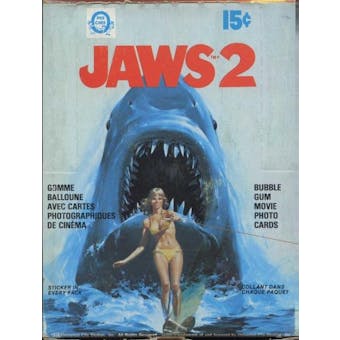 Jaws 2 Wax Box (1978 O-Pee-Chee)