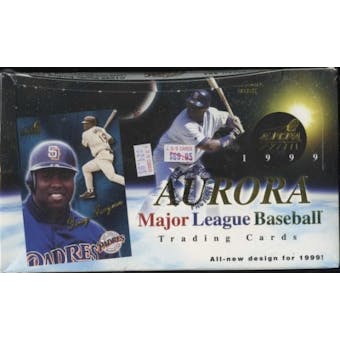 1999 Pacific Aurora Baseball Retail 24 Pack Box