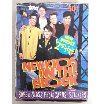 New Kids on the Block Series 2 Wax Box (1990 Topps) (Reed Buy)
