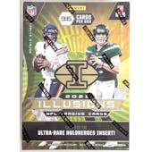 2021 Panini Illusions Football 6-Pack Blaster Box (Exclusive Parallels) (Reed Buy)