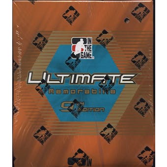 2009/10 ITG Ultimate Memorabilia 9th Edition Hockey Hobby Box