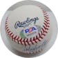John Smoltz Autographed OML Manfred Baseball w/insc PSA/DNA AK32079 (Reed Buy)