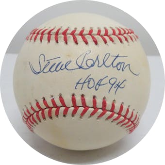 Steve Carlton Autographed NL Coleman Baseball w/insc JSA PP07169 (Reed Buy)