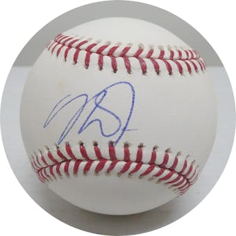 Mike Trout Autographed OML Manfred Baseball PSA/DNA AL63271 (Reed Buy)
