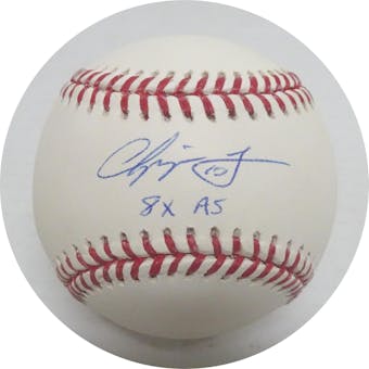 Chipper Jones Autographed OML Manfred Baseball w/insc PSA/DNA AF14487 (Reed Buy)