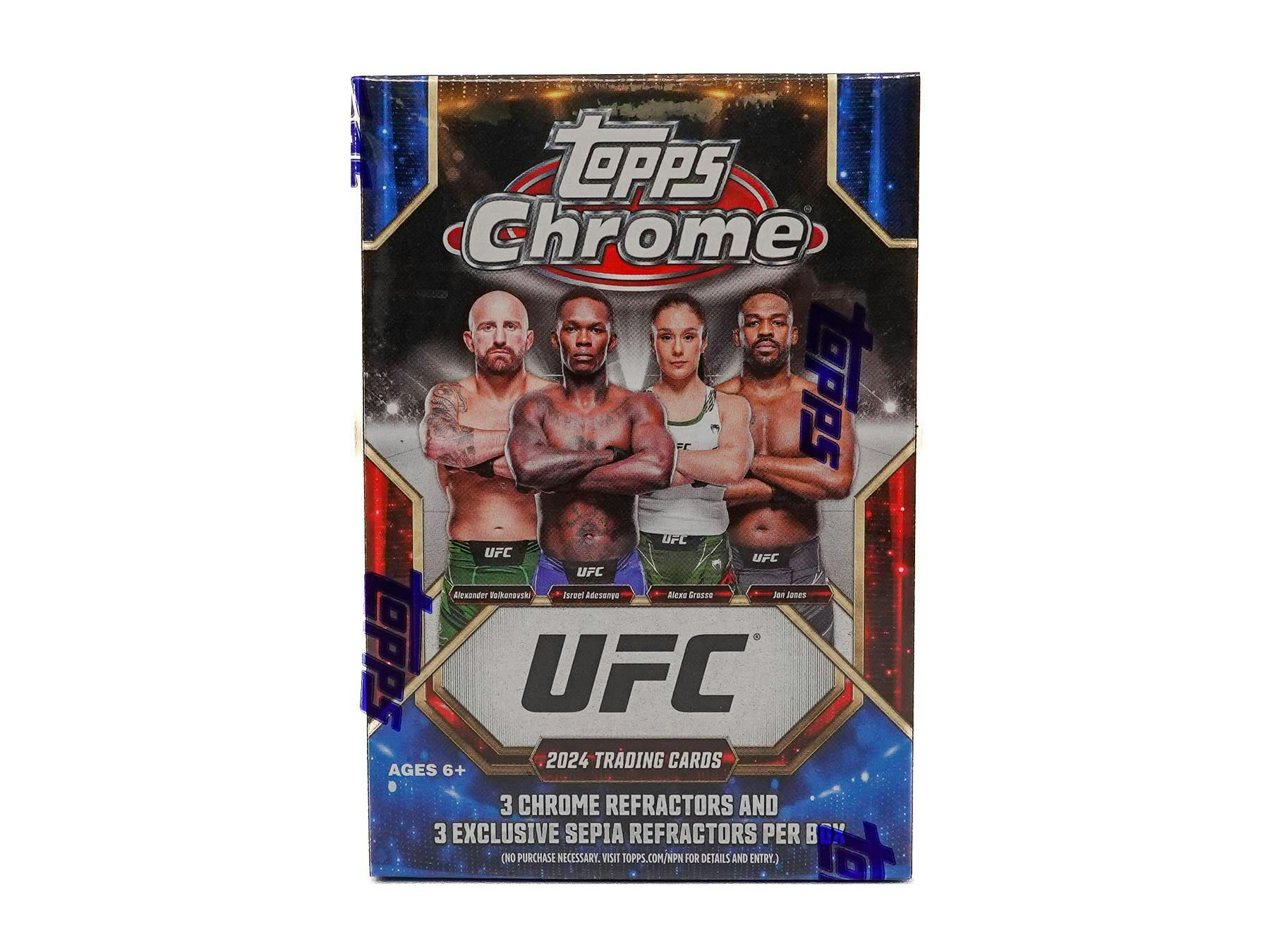 2024 Topps Chrome UFC 6-Pack Blaster Box
