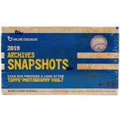 2019 Topps Archives Snapshots Baseball Box