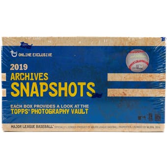 2019 Topps Archives Snapshots Baseball Box