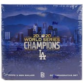 2020 Topps x Ben Baller Los Angeles Dodgers World Series Champions Factory Set (Box)