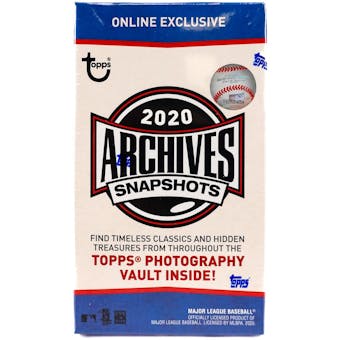 2020 Topps Archives Snapshots Baseball Box