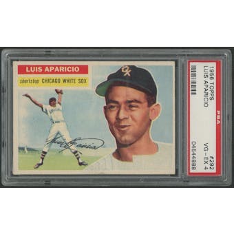 1956 Topps Baseball #292 Luis Aparicio Rookie PSA 4 (VG-EX)