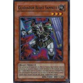 Yu-Gi-Oh Turbo Pack 1 Single Gladiator Beast Samnite Super Rare
