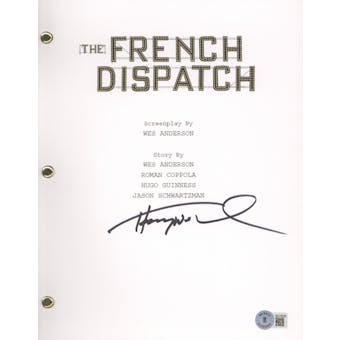 Henry Winkler Signed Autographed The French Dispatch Movie Script Beckett COA