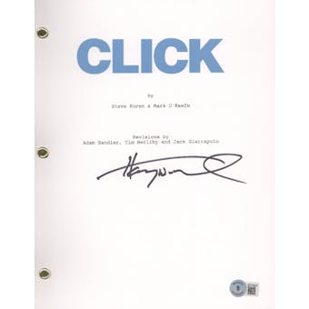 Henry Winkler Signed Autographed Click Movie Script Beckett COA