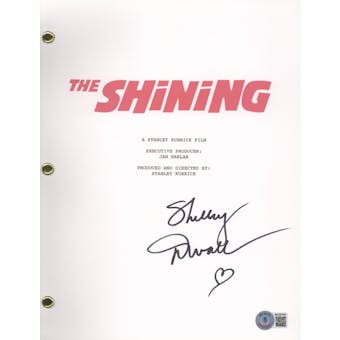 Shelley Duvall Signed Autographed The Shining (Red) Movie Script Beckett COA