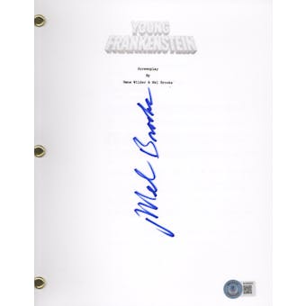 Mel Brooks Signed Autographed Young Frankenstein Movie Script Beckett COA