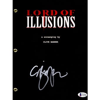 Clive Barker Signed Autographed Lord of Illusions Movie Script Beckett COA
