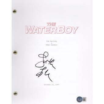 Jonathan Loughran Signed Autographed The Waterboy Movie Script Beckett COA
