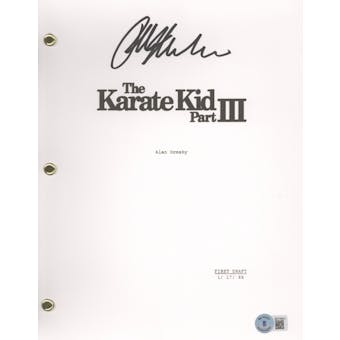 Ralph Macchio Signed Autographed The Karate Kid Part III Movie Script Beckett COA