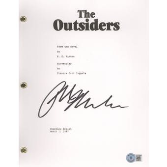 Ralph Macchio Signed Autographed The Outsiders Movie Script Beckett COA