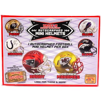 2024 TriStar Hidden Treasures Autographed Football Mini Helmets Hobby Box