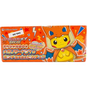 Pokemon Center Exclusive Poncho Pretend Pikachu Campaign Cosplay Charizard Y Break Shiny Box
