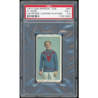 1910 C59 Imperial Tobacco #44 A. Dade Lacrosse PSA 3.5 *1850 (Reed Buy)