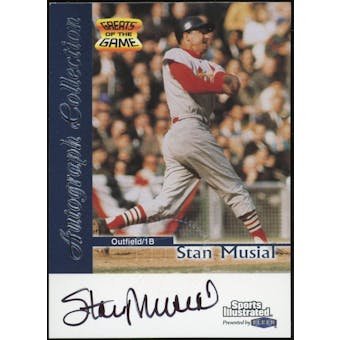 1999 Sports Illustrated Greats of the Game Autographs Stan Musial (Reed Buy)
