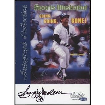 1999 Sports Illustrated Greats of the Game Autographs Reggie Jackson (Reed Buy)