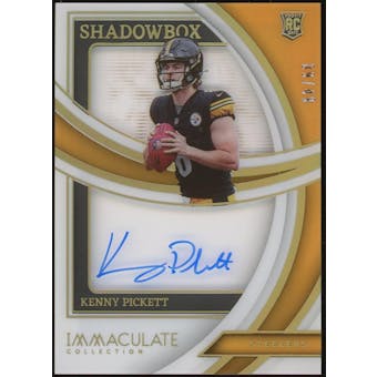 2022 Immaculate Collection Rookie Shadowbox Signatures #RSHKPI Kenny Pickett #/49 (Reed Buy)
