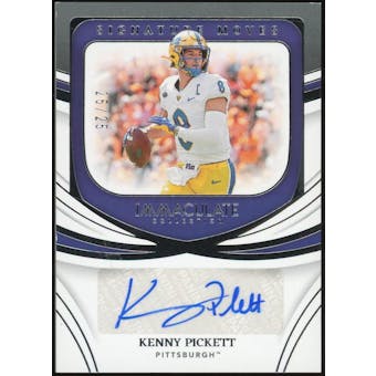 2022 Immaculate Collection Collegiate Signature Moves #SMKPI Kenny Pickett #/25 (Reed Buy)