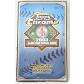 2003 Topps Chrome Series 1 Baseball Hobby Box (Reed Buy)