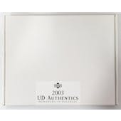 2003 Upper Deck Authentics Memorabilia Baseball Box Topper (Framed Auto) (Reed Buy)