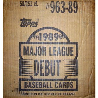 1989 Topps Debut Baseball Factory 50 Set Case