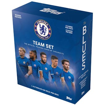 2023/24 Topps Chelsea Team Set Soccer Box