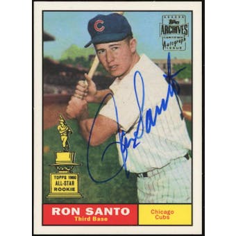 2001 Topps Archives Autographs #TAA73 Ron Santo (Reed Buy)