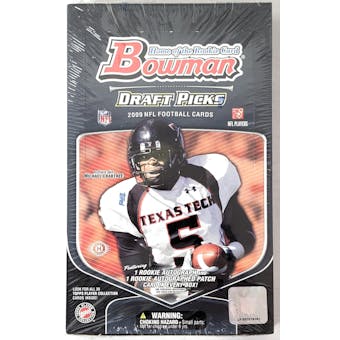 2009 Bowman Draft Picks Football Hobby Box (Reed Buy)